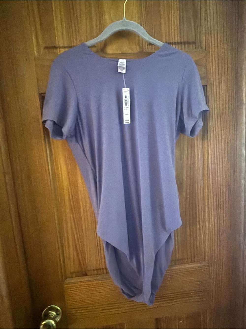 Victoria's Secret Lavender Crewneck Bodysuit Size XL NWT